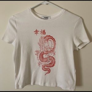Bershka Dragon Top